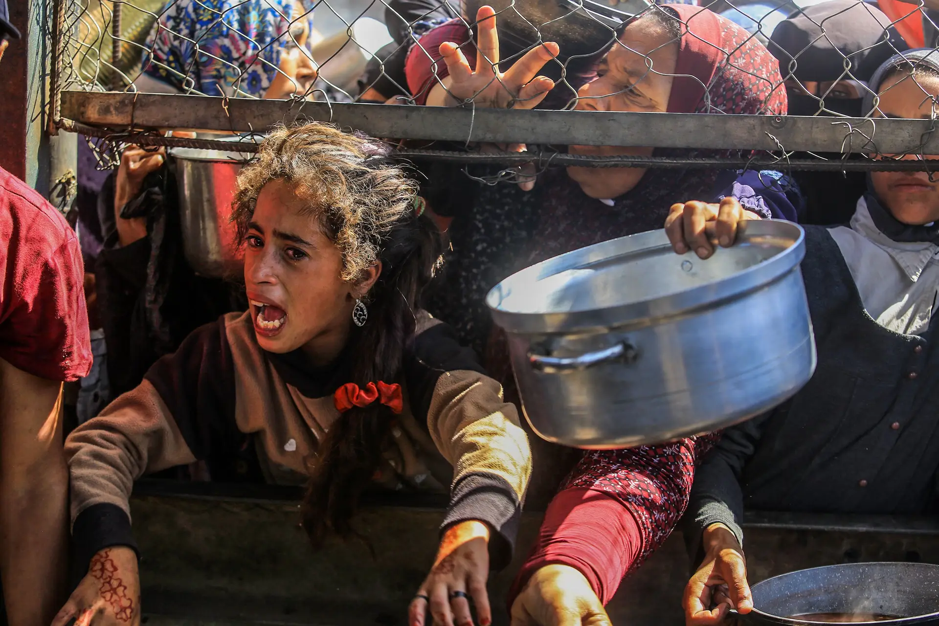 Três palestinianos mortos perto de local de distribuição de alimentos em Gaza