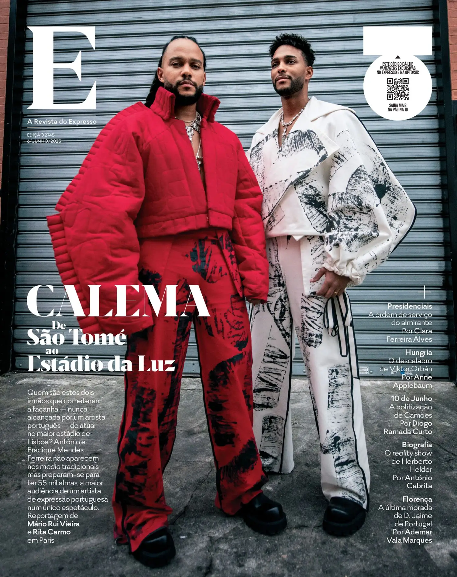 Calema: de São Tomé ao Estádio da Luz, na Revista E
