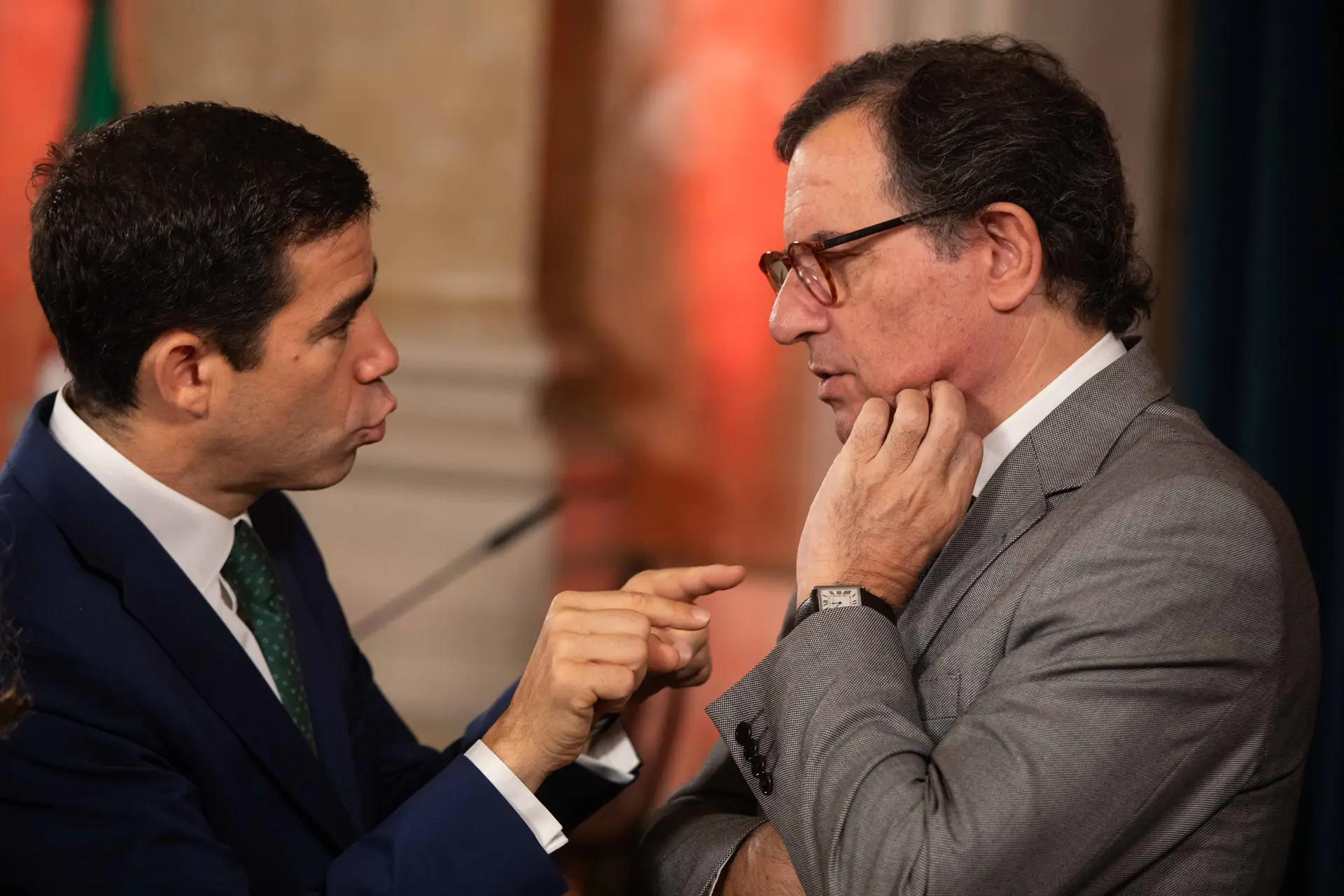 António Leitão Amaro e Manuel Castro Almeida