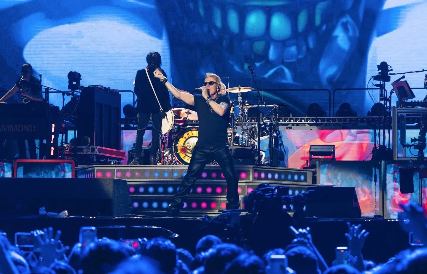 Guns N' Roses ao vivo em Taiwan, a 10 de maio de 2025