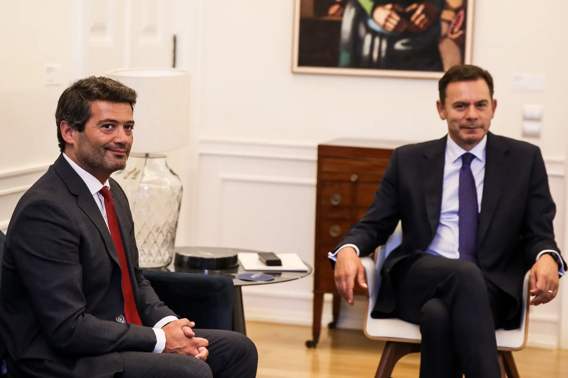 Primeiro-ministro Luís Montenegro recebe André Ventura do Chega