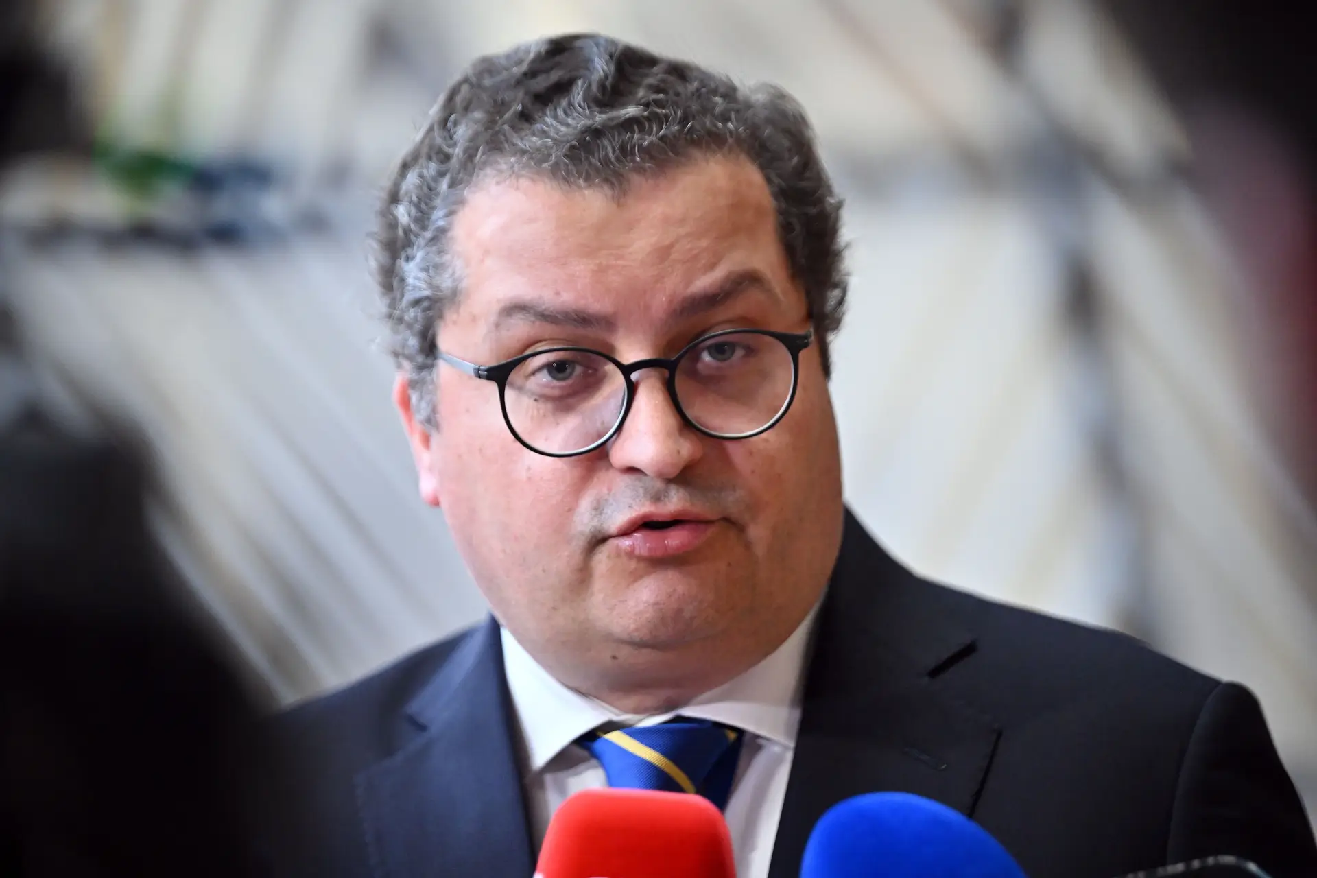 Miranda Sarmento, Ministro das Finanças, no Eurogrupo