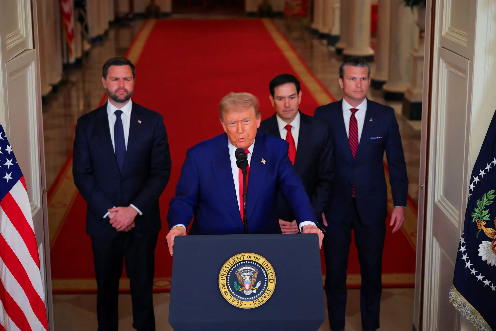 Discurso integral de Donald Trump à nação após ataques contra instalações nucleares no Irão