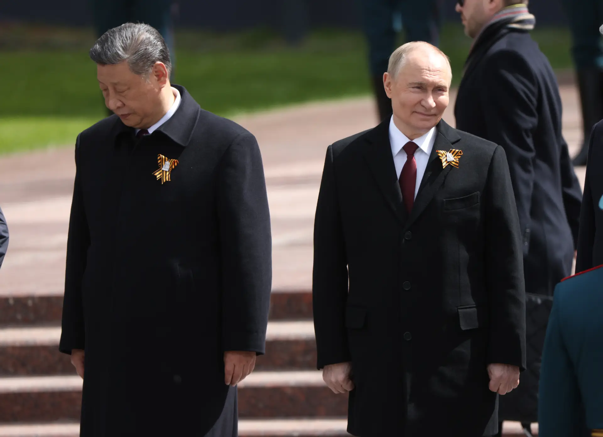 Xi Jinping e Vladimir Putin, em Moscovo