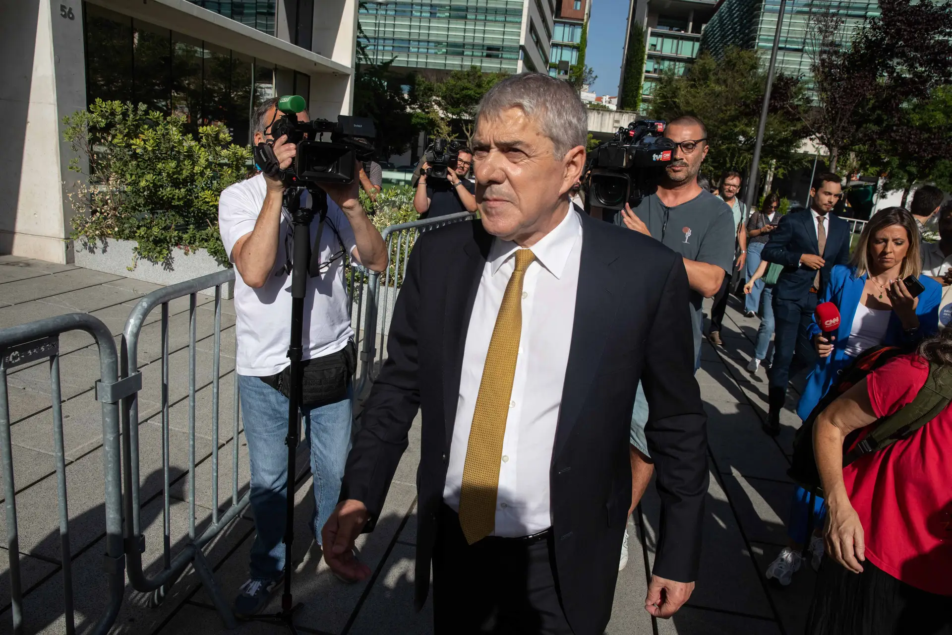 Primeiro dia de julgamento da Operação Marquês. José Sócrates, arqguido e ex-Primeiro Ministro de Portugal, Campus de Justiça, em Lisboa. FOTO TM