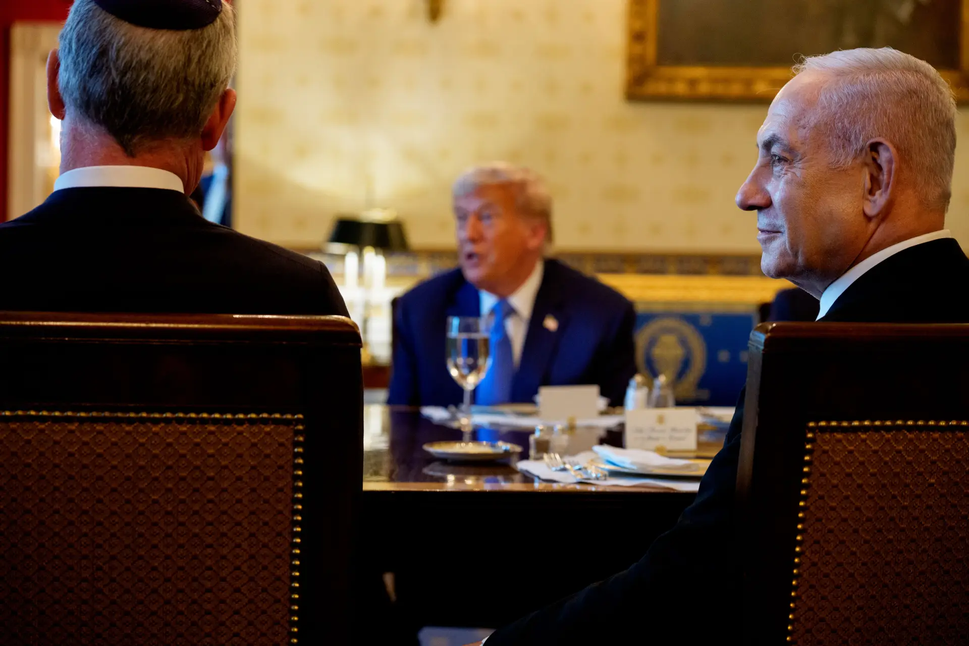 O Presidente dos Estados Unidos fez questão de dar honras especiais ao primeiro-ministro israelita