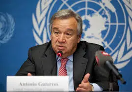 Secretário-geral da ONU, António Guterres