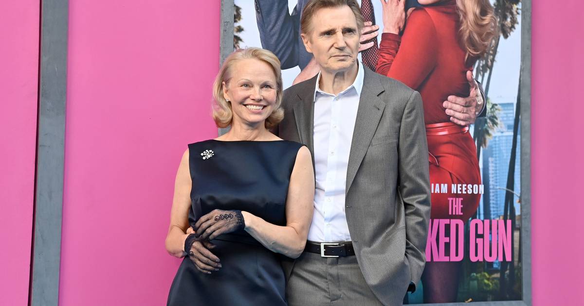 Pamela Anderson in Liam Neeson naj bi se zapletla v romanco na snemanju nove komedije