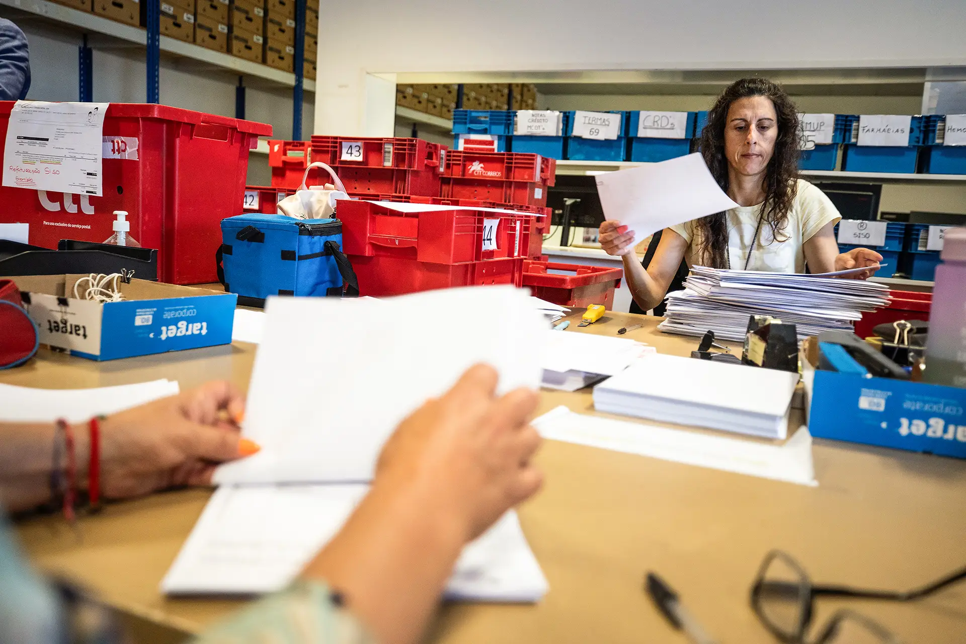 No centro de conferência do SNS são verificados 11 milhões de documentos por mês