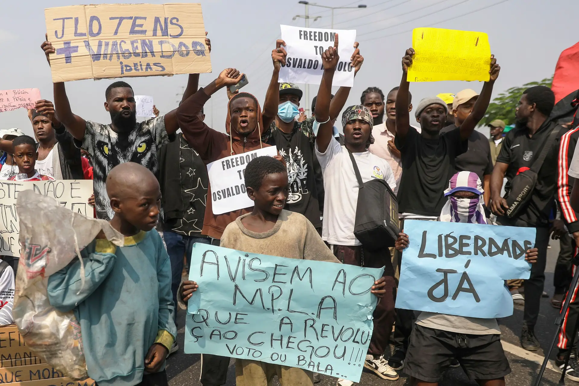 Protestos em Luanda contra a crise social deixaram dezenas de mortos em julho