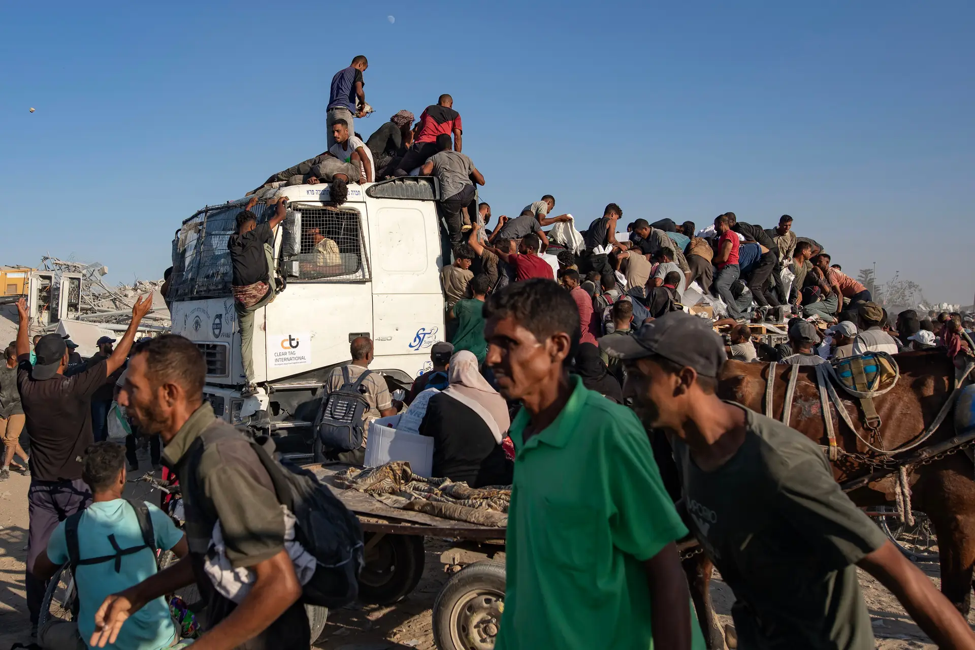 Envio de ajuda humanitária para Gaza