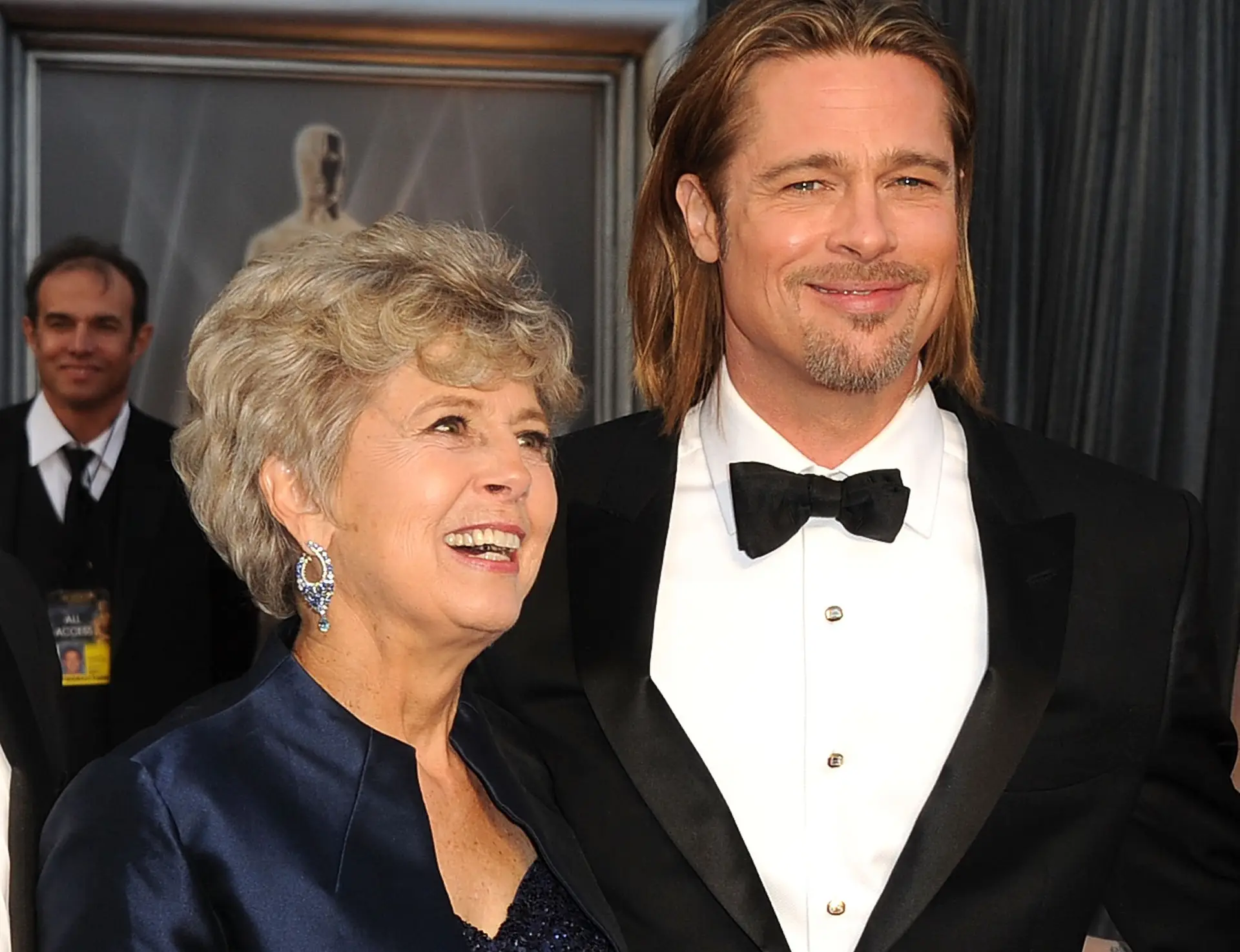 Jane e Brad Pitt em 2012
