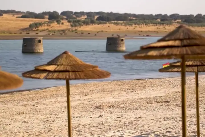 Praia fluvial de Oriola