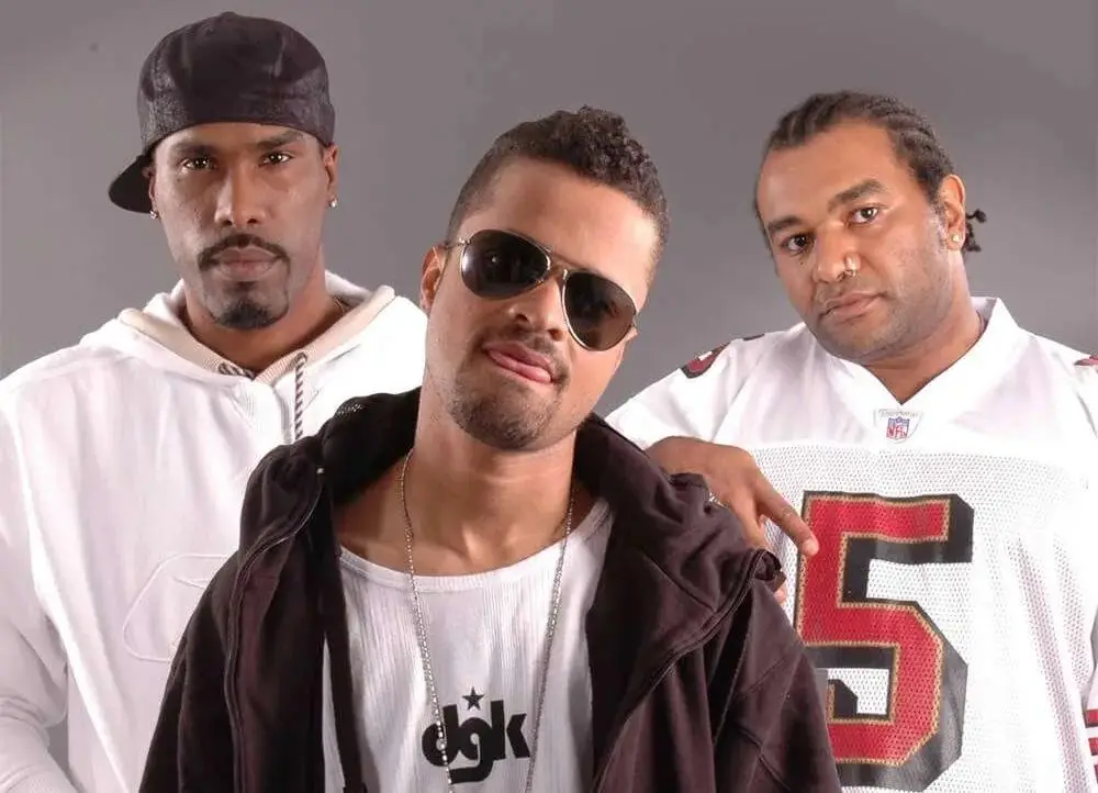 Gutto, Bambino e Makkas (esq.-dir.): os Black Company
