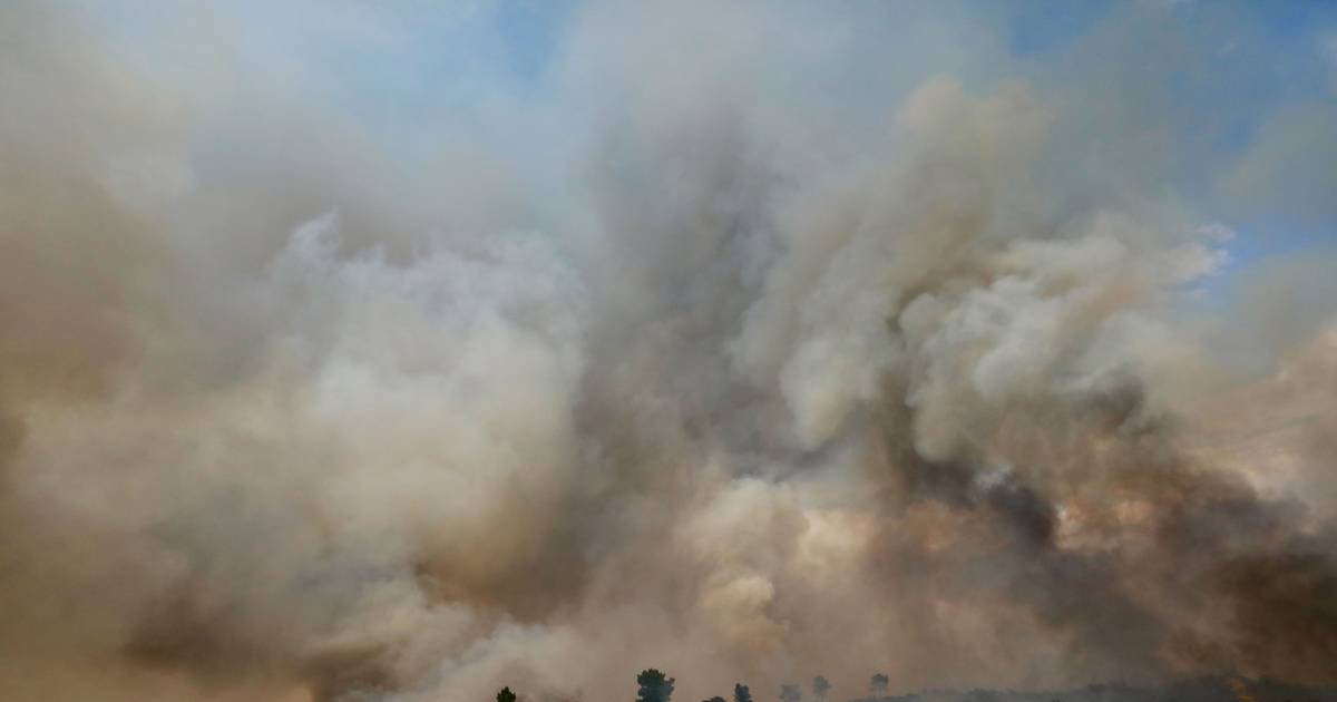 Incêndio no Sabugal com duas frentes ativas mobiliza mais de 360 operacionais
