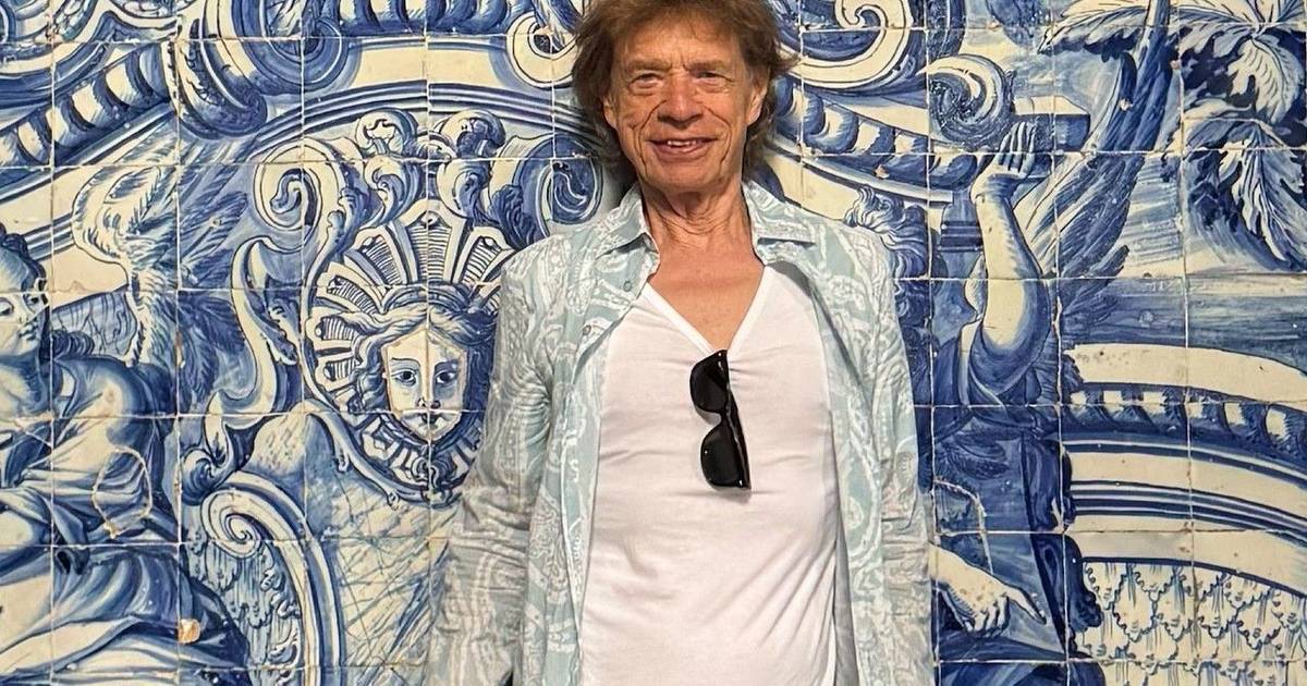 O álbum das férias portuguesas de Mick Jagger, dos Rolling Stones: “Fiz aqui a minha escapadinha de verão, que sítio lindo para explorar!”
