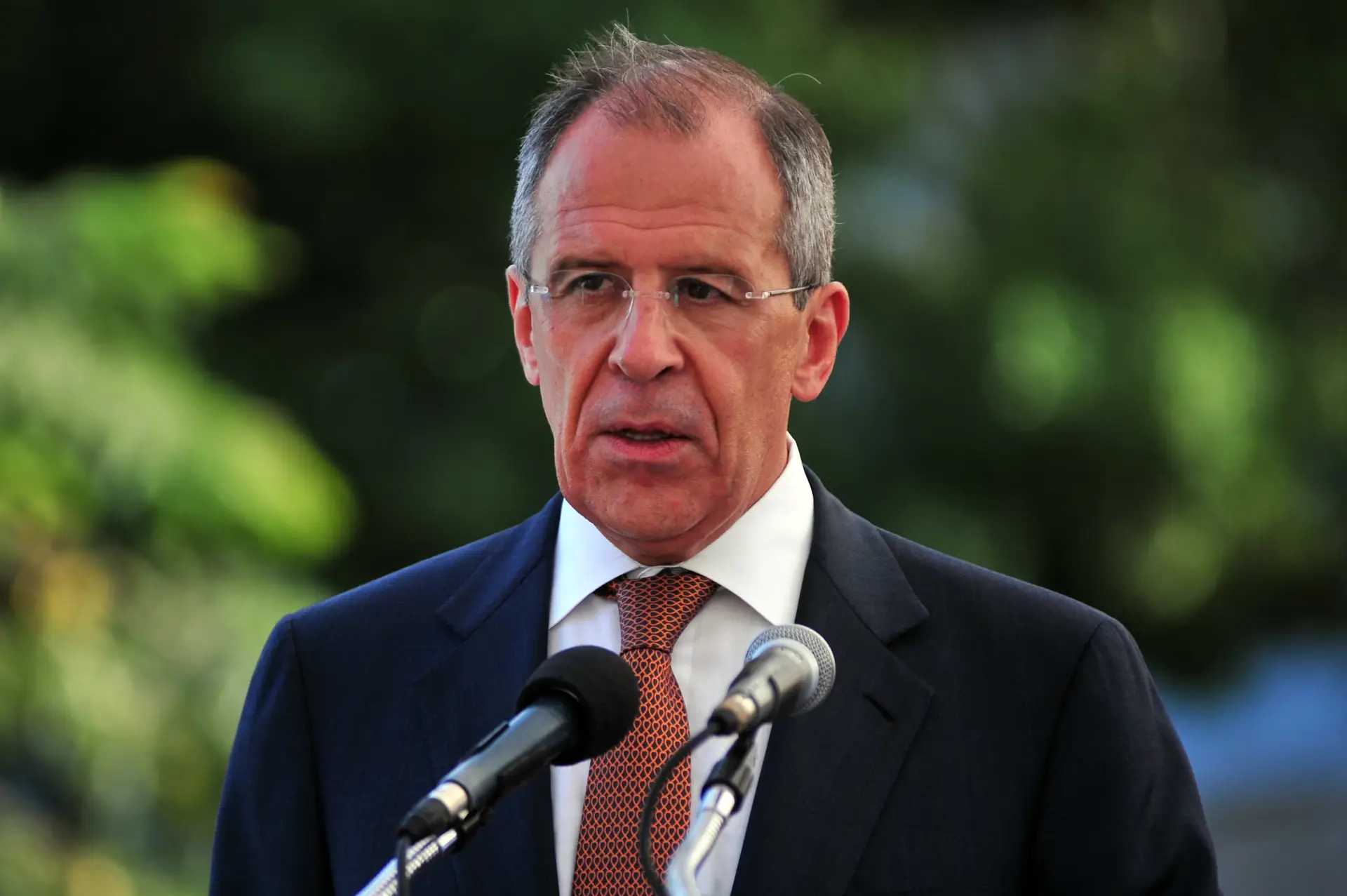 Chefe da diplomacia russa, Serguei Lavrov