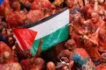 Uma bandeira escapou à Tomatina