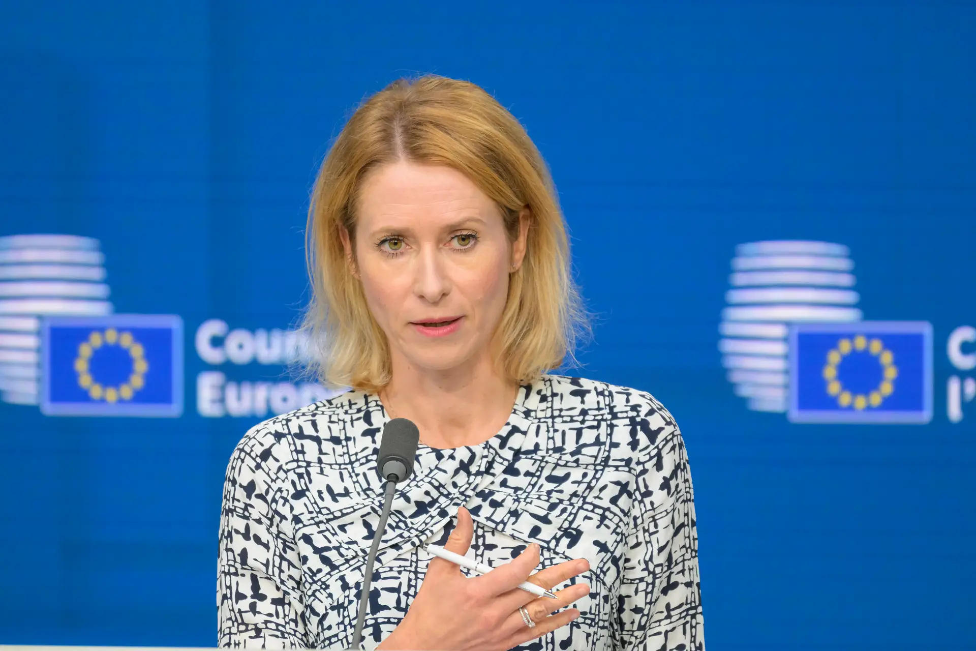Kaja Kallas, alta-representante da União Europeia para os Negócios Estrangeiros e Política de Segurança