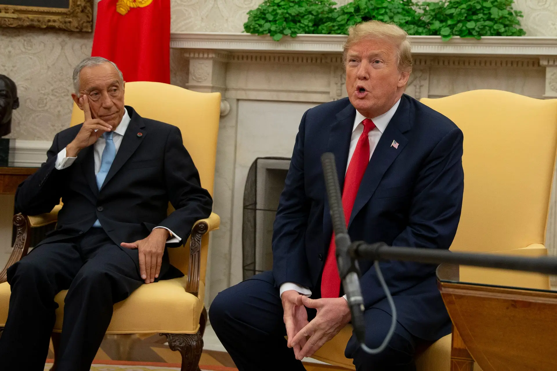 Marcelo Rebelo de Sousa encontrou-se com Donald Trump, na Casa Branca, em 2018