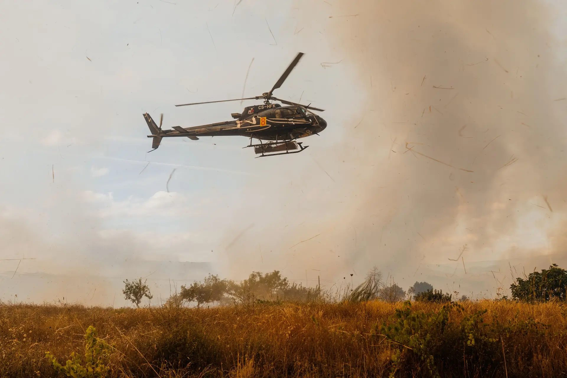 PRR reforçou combate aos incêndios com helicópteros, viaturas e radares