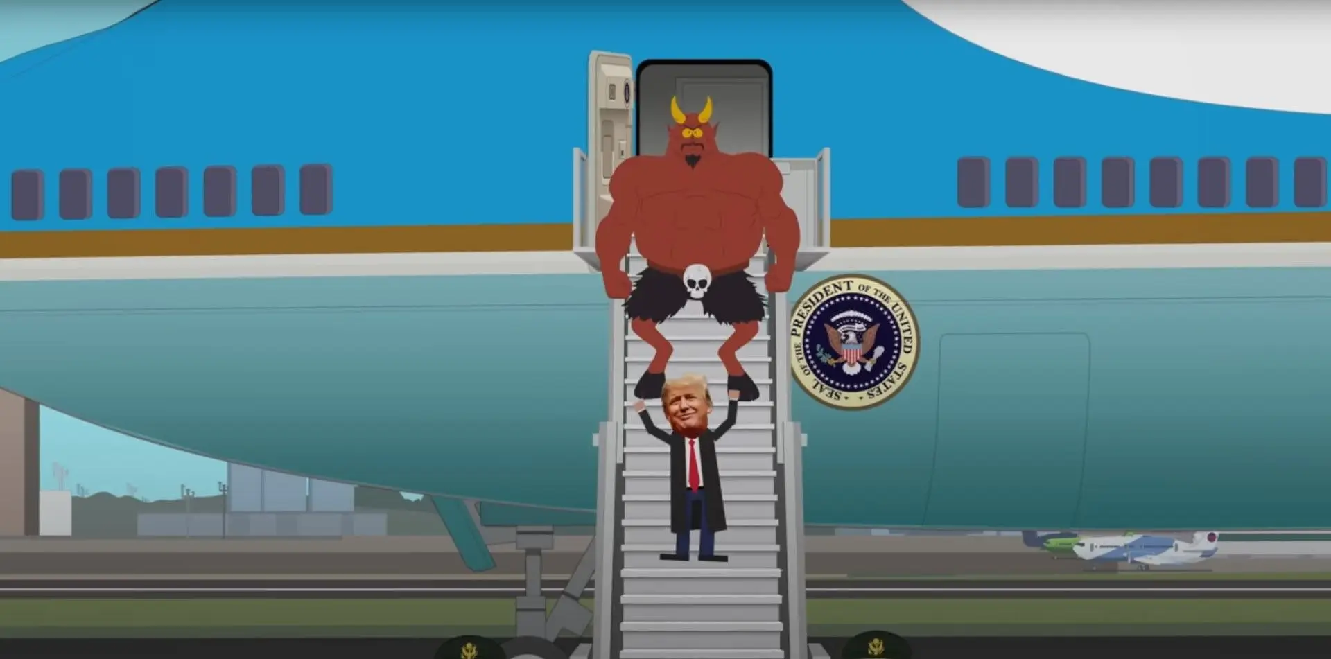 “South Park” volta ao ataque e mostra Satanás ‘grávido’ de Donald Trump