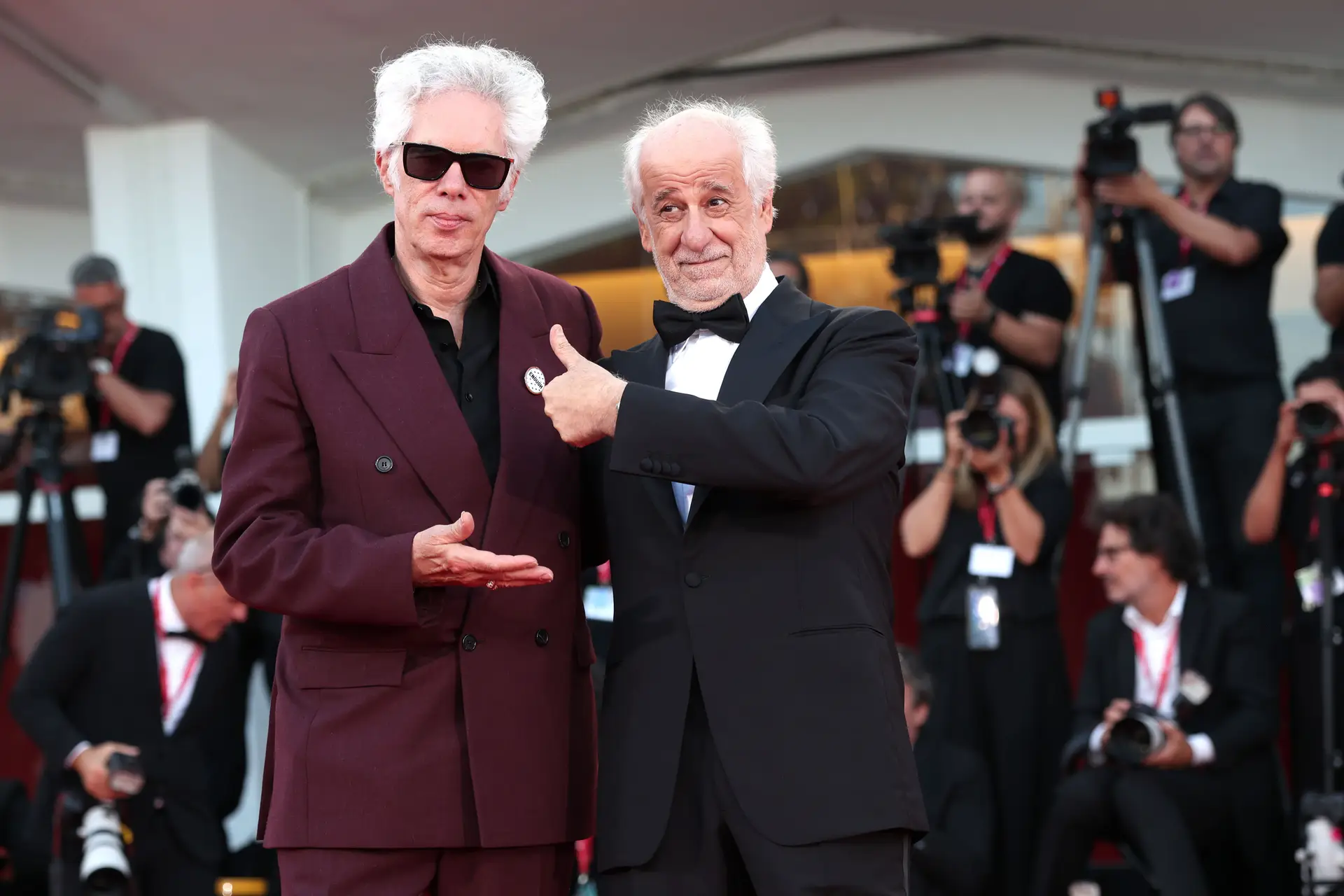Jim Jarmusch e Tom Servillo, vencedores dos prémios de Melhor Realizador e Melhor Ator, respetivamente