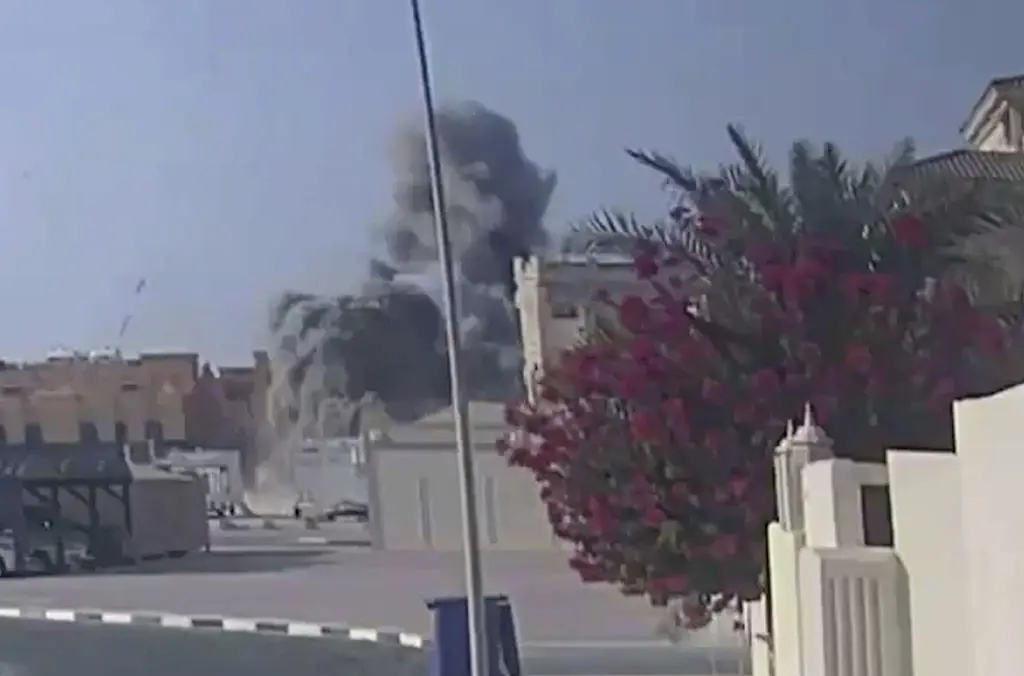 Imagens de segurança de um ataque israelita a líderes do Hamas em Doha, no Catar. 