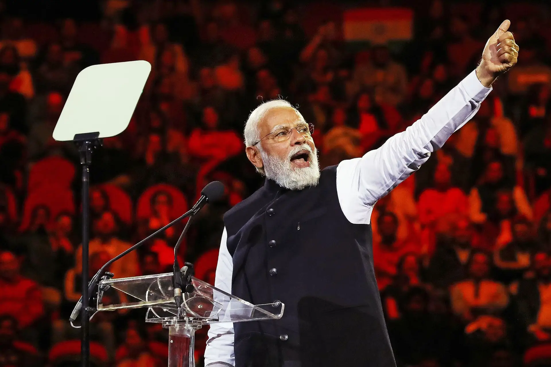 Narendra Modi, primeiro-ministro da Índia desde 2014, lidera uma economia que se tem afirmado globalmente