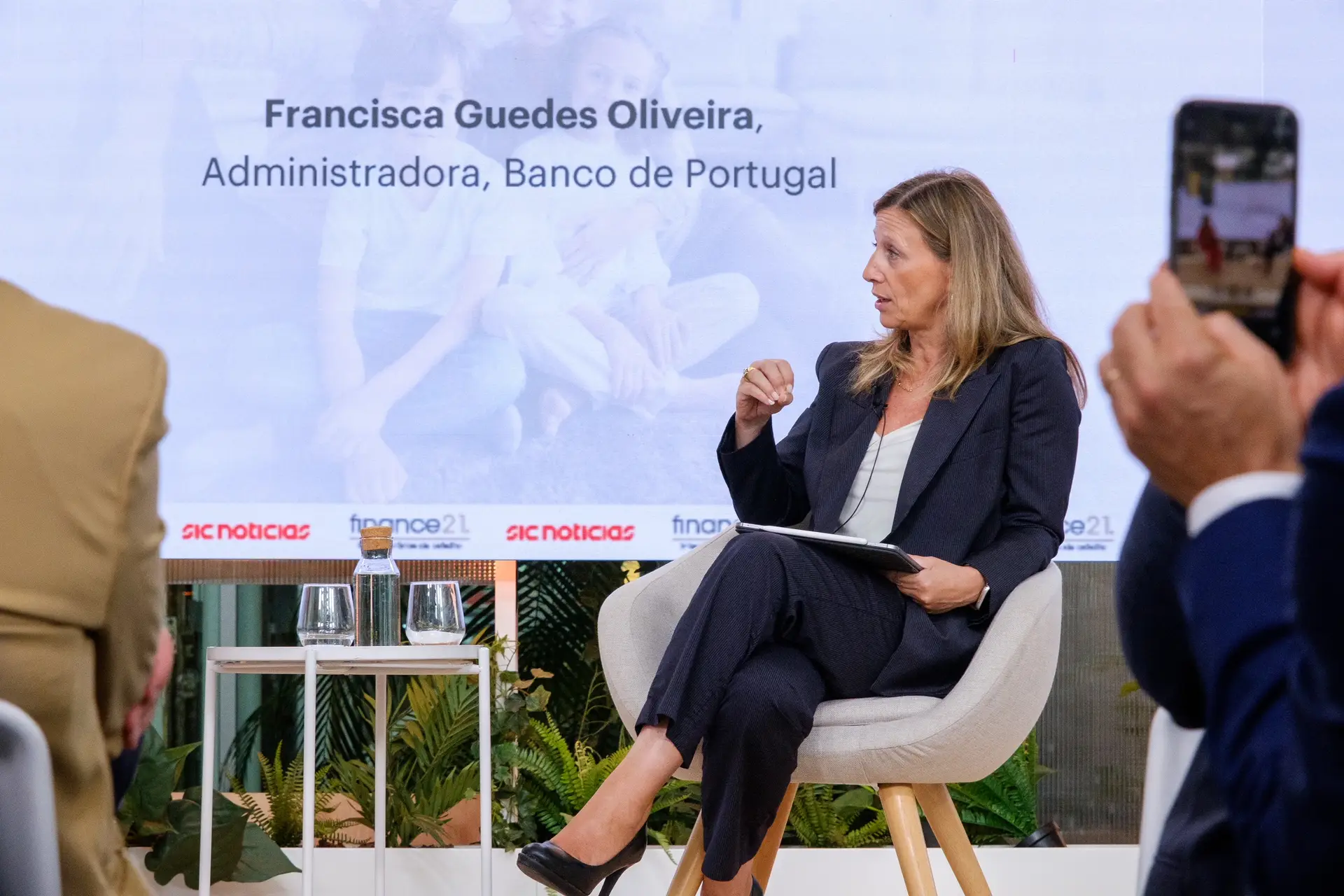 Francisca Guedes Oliveira, administradora do Banco de Portugal, foi uma das participantes na conferência