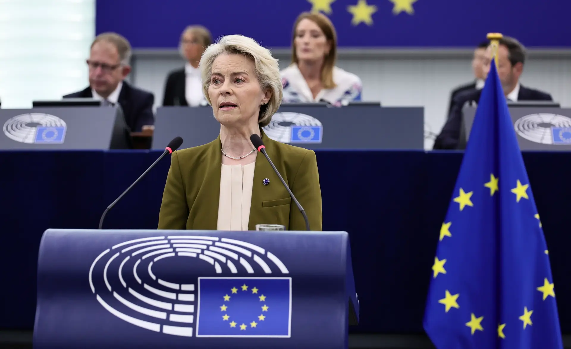 “Construir um muro de drones”: Von der Leyen quer apostar na vigilância do flanco leste e anuncia mobilização de ativos russos em empréstimo