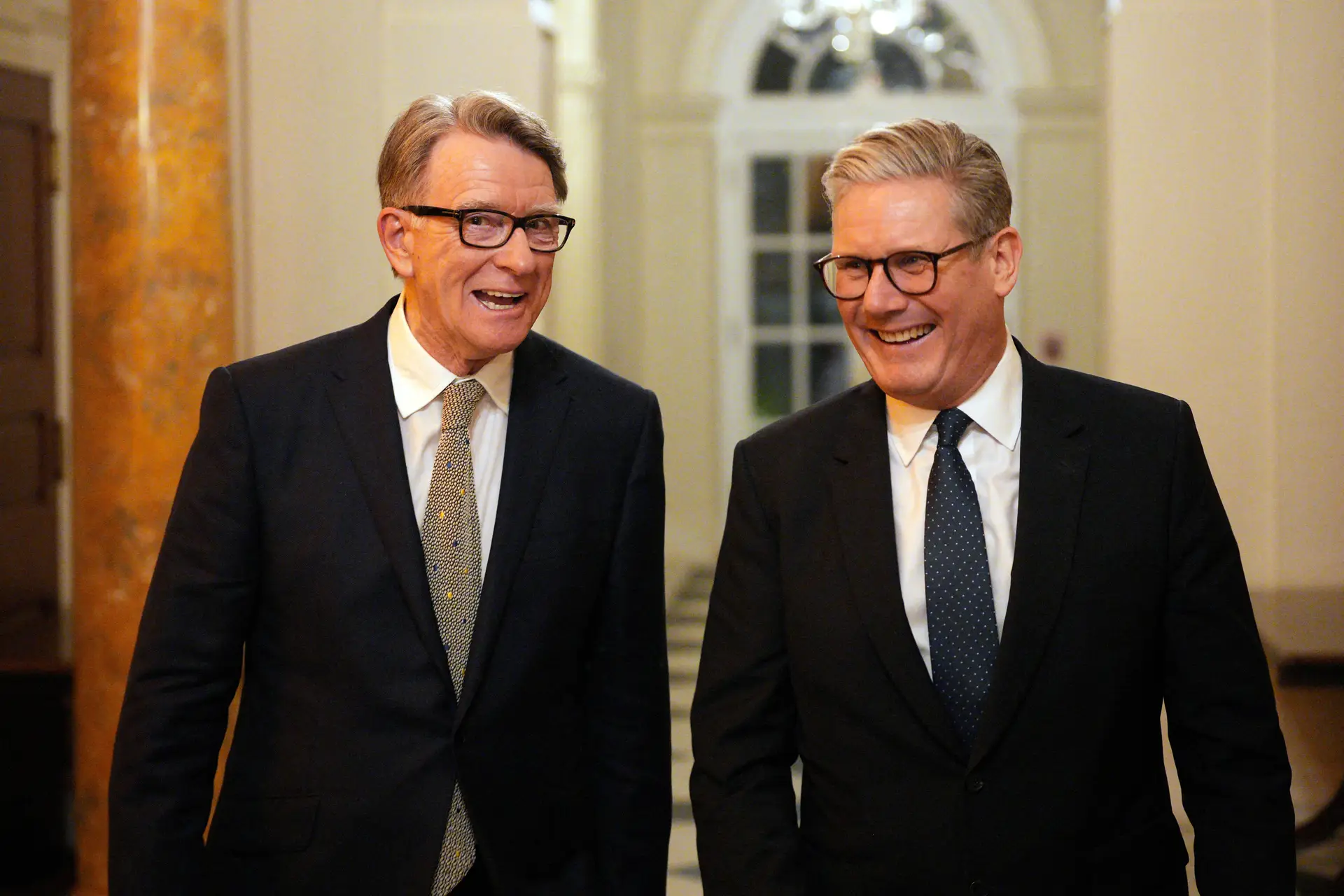 Peter Mandelson e Keir Starmer