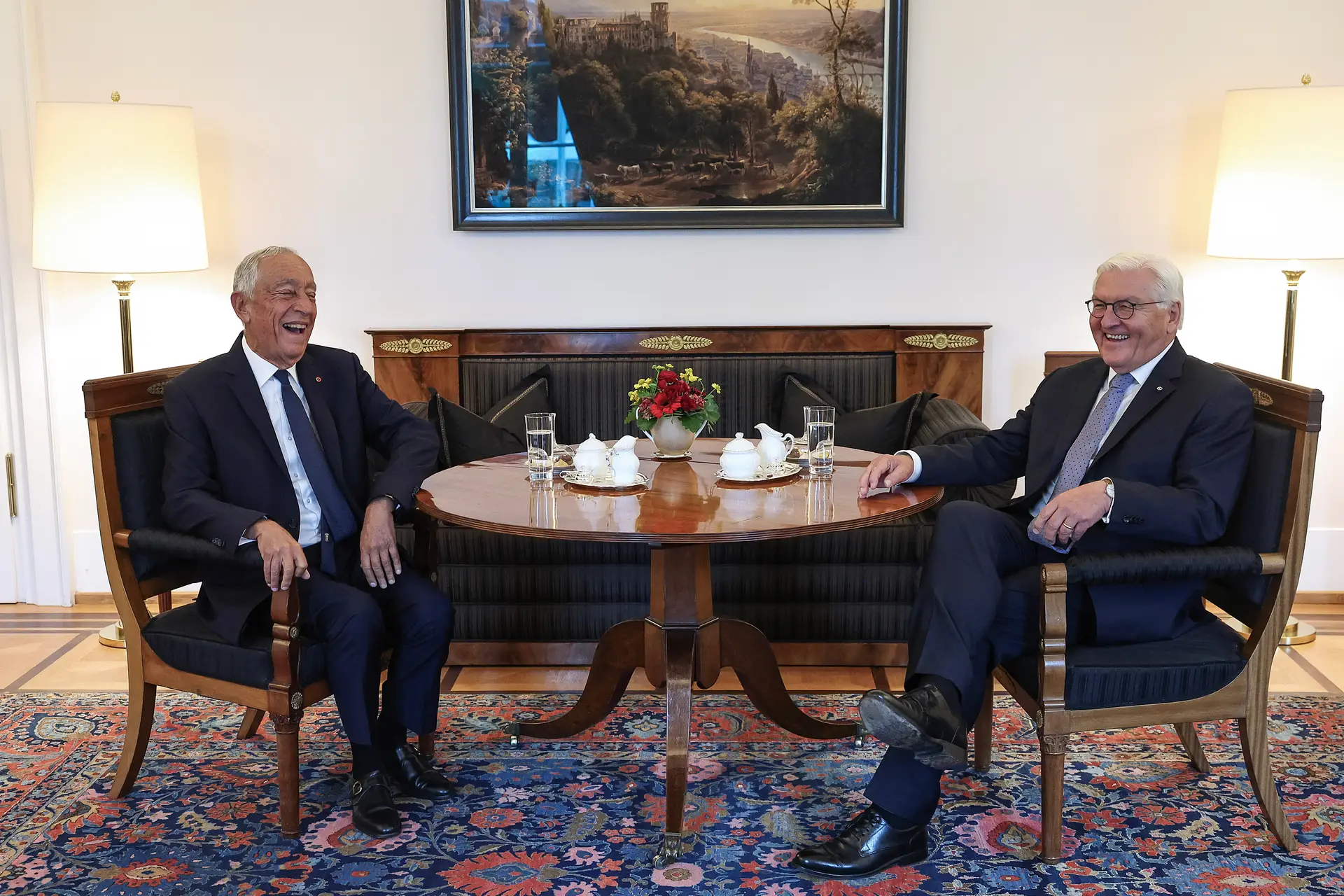 Presidente diz que Portugal e Alemanha estarão "sempre juntos com Ucrânia" e cita Nobel da paz: "Sem paz, tudo é nada"