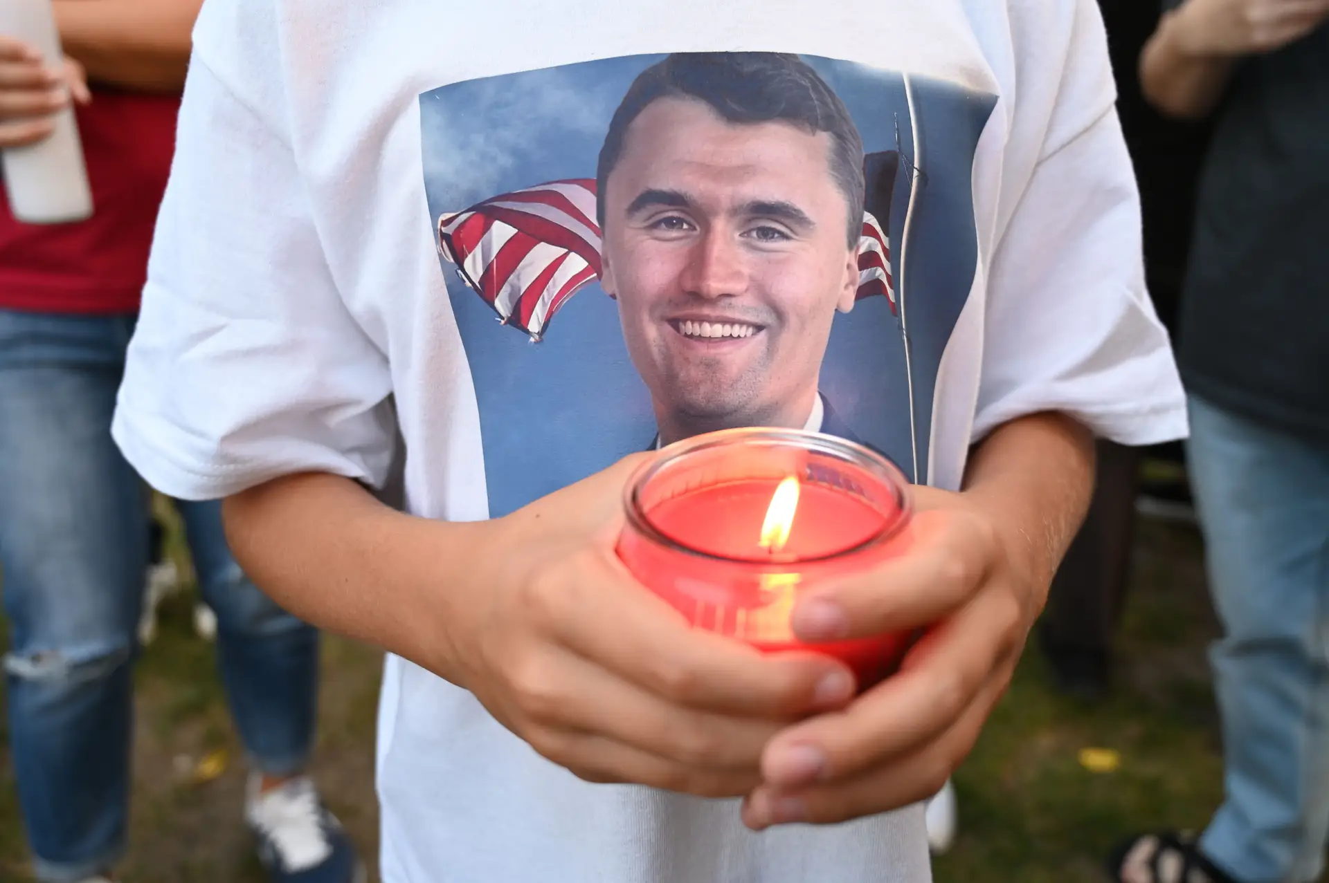 Vigília em meória de Charlie Kirk, assassinado a 10 de setembro de 2025