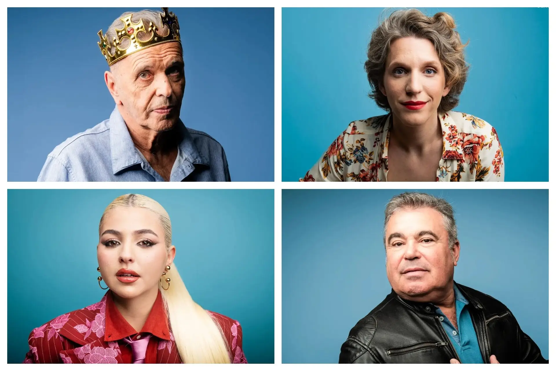 Rui Reininho, Luísa Sobral (em cima), Bárbara Bandeira, Toy (em baixo), convidados do Posto Emissor em 2025