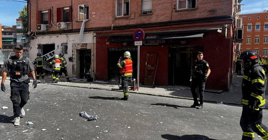 Explosão de gás em Madrid provocou um morto e 25 feridos