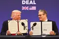 Sorrisos cúmplices na segunda visita de Estado de Trump