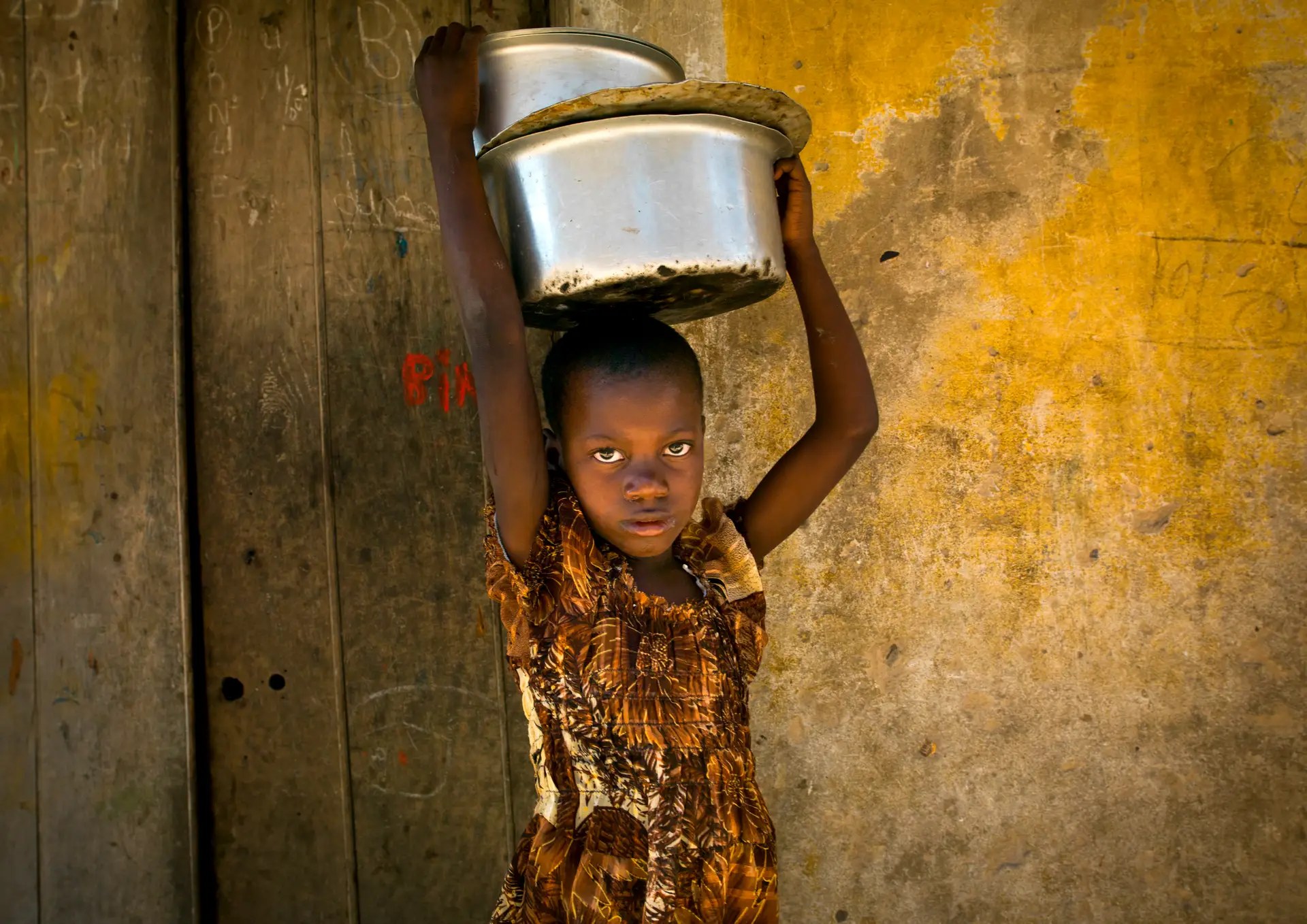 Menina na ilha de Moçambique