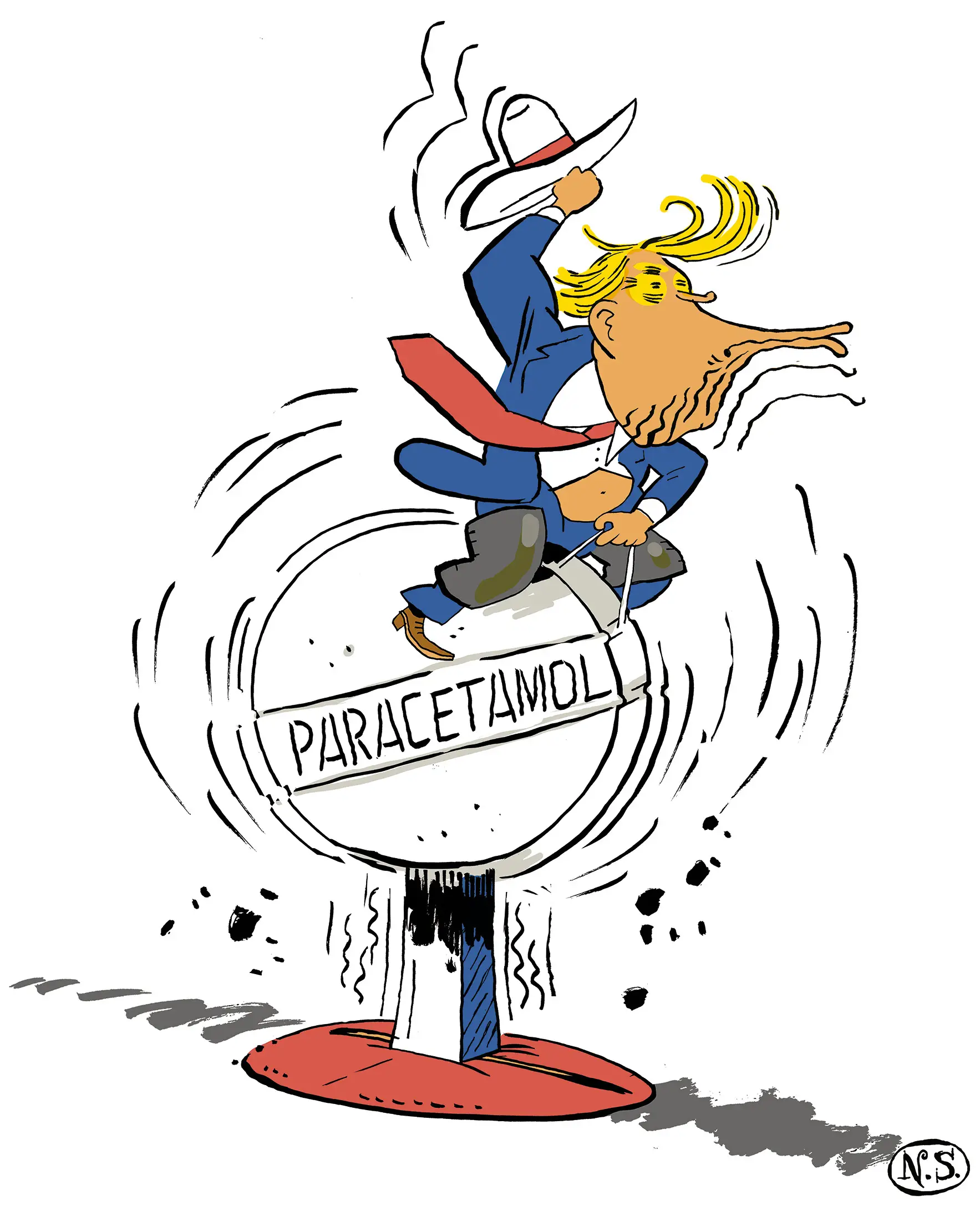 Trump mandou o Pentágono bombardear o paracetamol