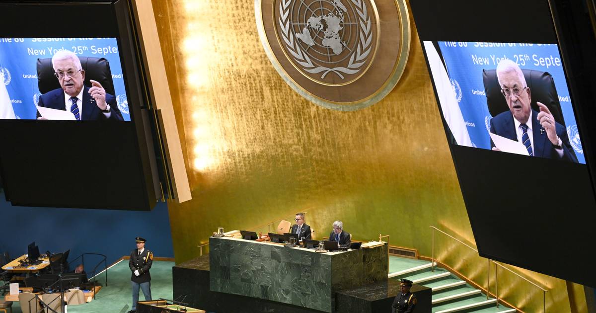“Não queremos um Estado armado”: Mahmoud Abbas garante na ONU que a Palestina não será governada pelo Hamas