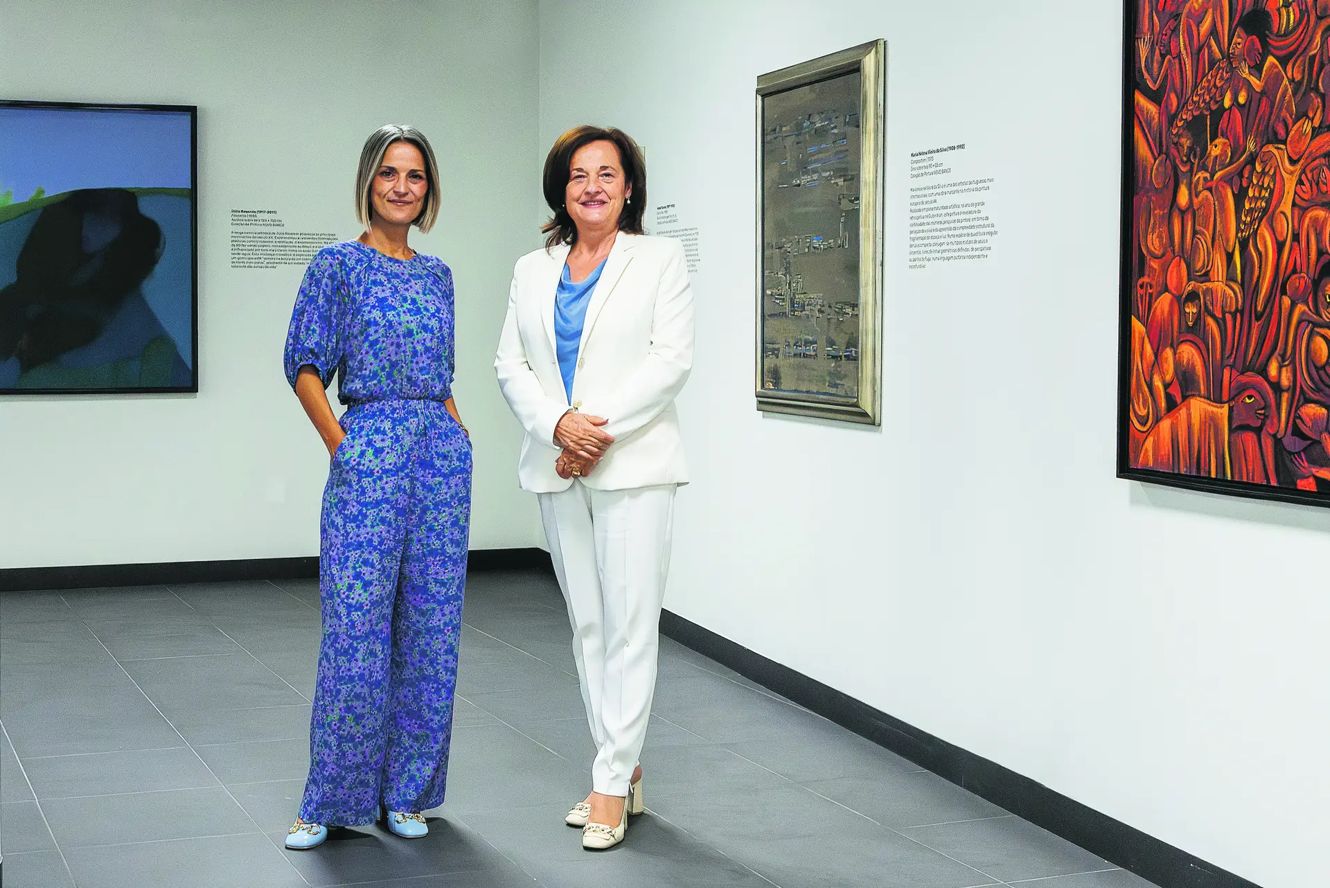 Suzana Menezes, ex-Diretora Regional de Cultura do Centro com Regina Gouveia, vereadora da Cultura na Câmara Municipal da Covilhã no Museu da Covilhã