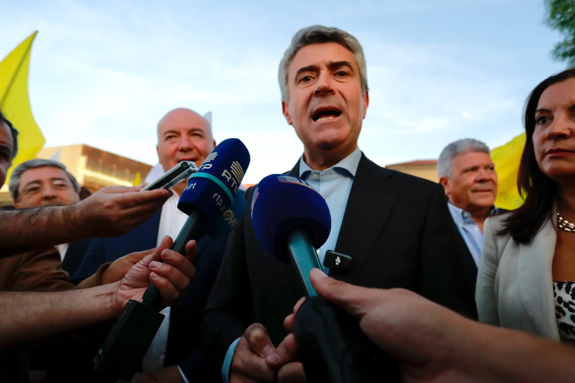 José Luís Carneiro na sessão de apresentação do candidato à Câmara Municipal de Castelo Branco, Leopoldo Rodrigues