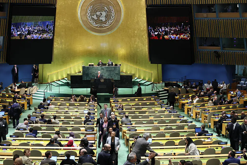 Vários delegados abandonaram a sala assim que o primeiro-ministro israelita começou o seu discurso no quarto dia da Assembleia-Geral das Nações Unidas
