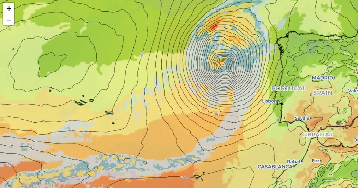Cuidados a ter com Gabrielle, que depois dos Açores, ruma a Portugal continental, com previsão de vento forte, trovoada e ondas de 12 metros