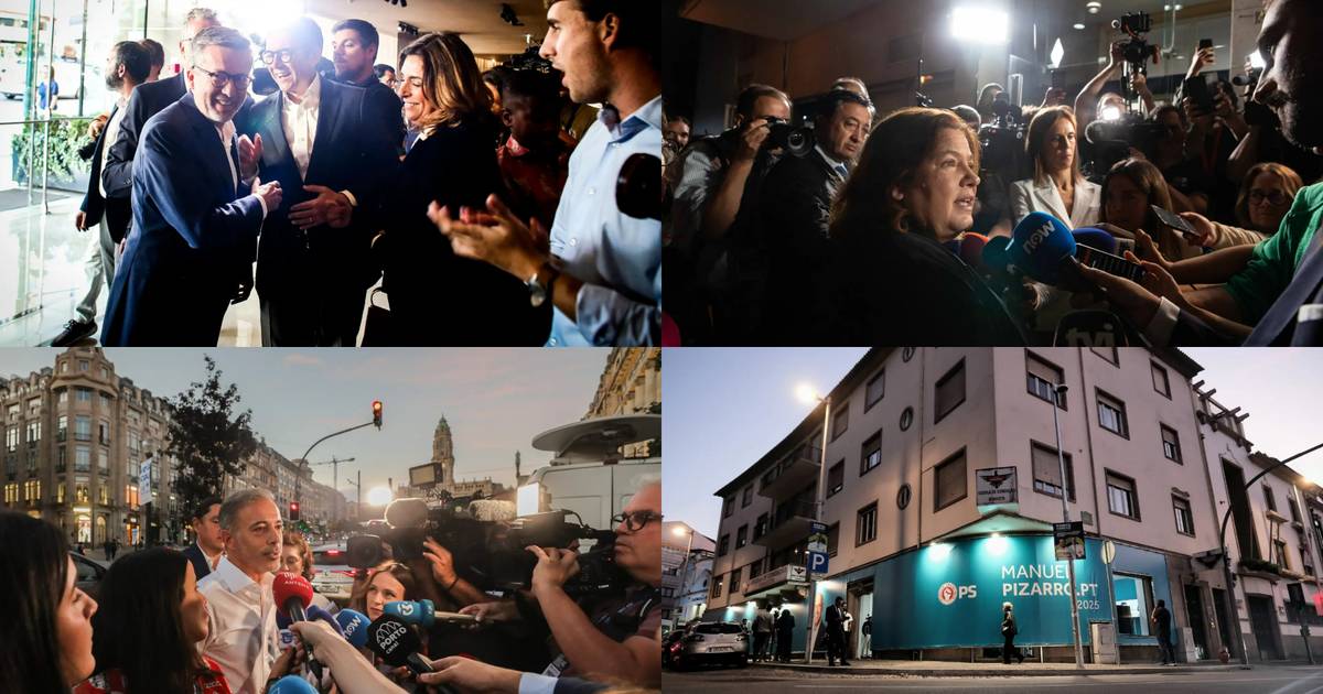 As sedes, as reações, os candidatos, os vencedores e os derrotados: a história de uma noite eleitoral contada em imagens