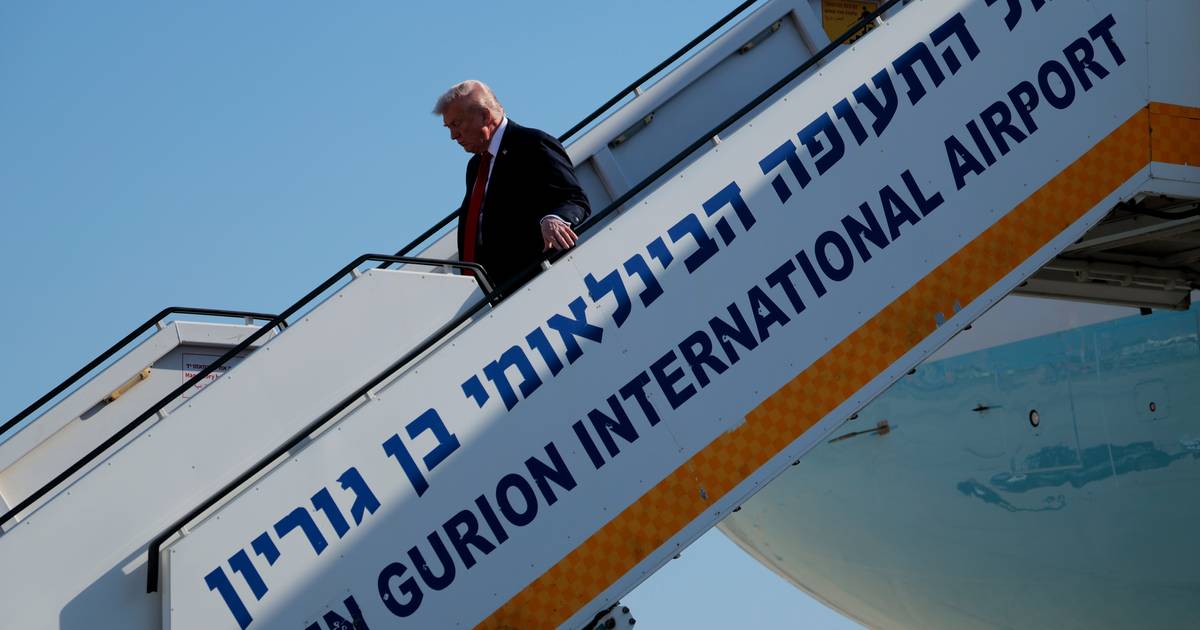 Donald Trump já chegou a Israel: vai discursar no parlamento antes de seguir para o Egipto