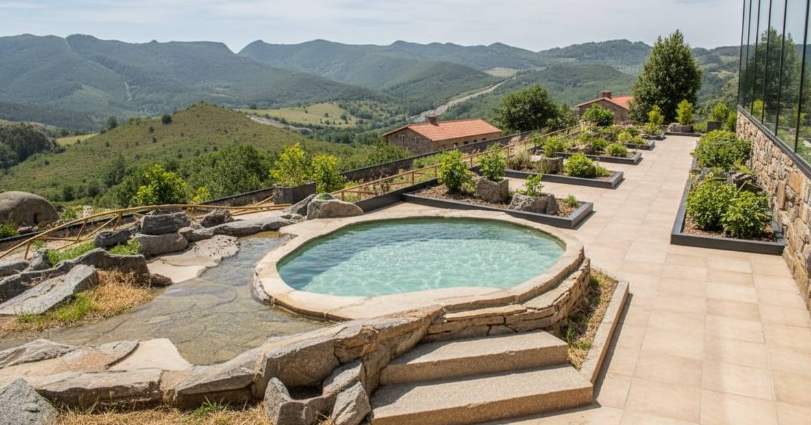 Neste refúgio de montanha nasce um jacuzzi panorâmico com vista "de cortar a respiração" sobre o Gerês