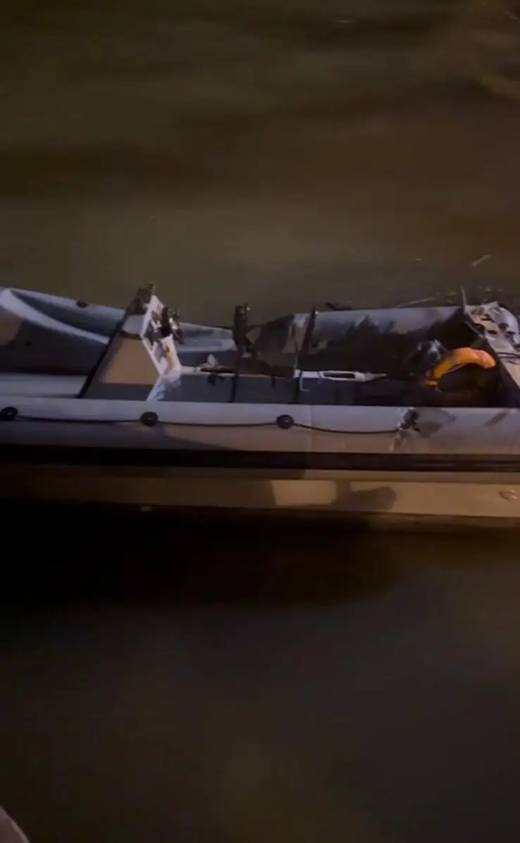 GNR boat on the Guadiana River