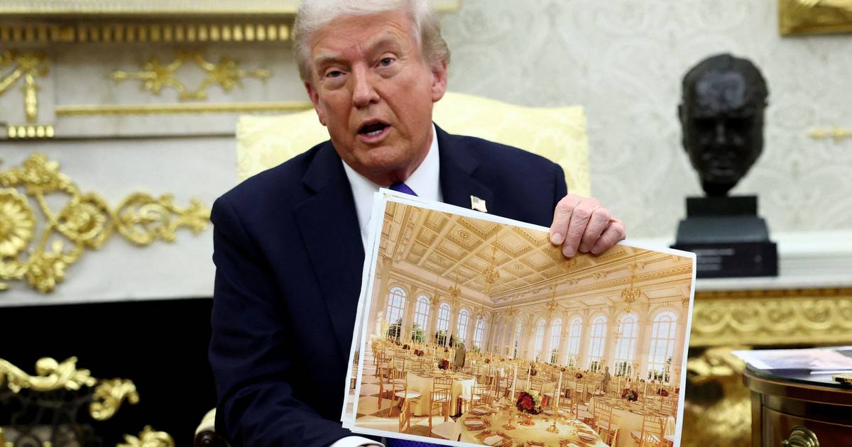 Justiça trava obra do novo salão de baile de Trump na Casa Branca