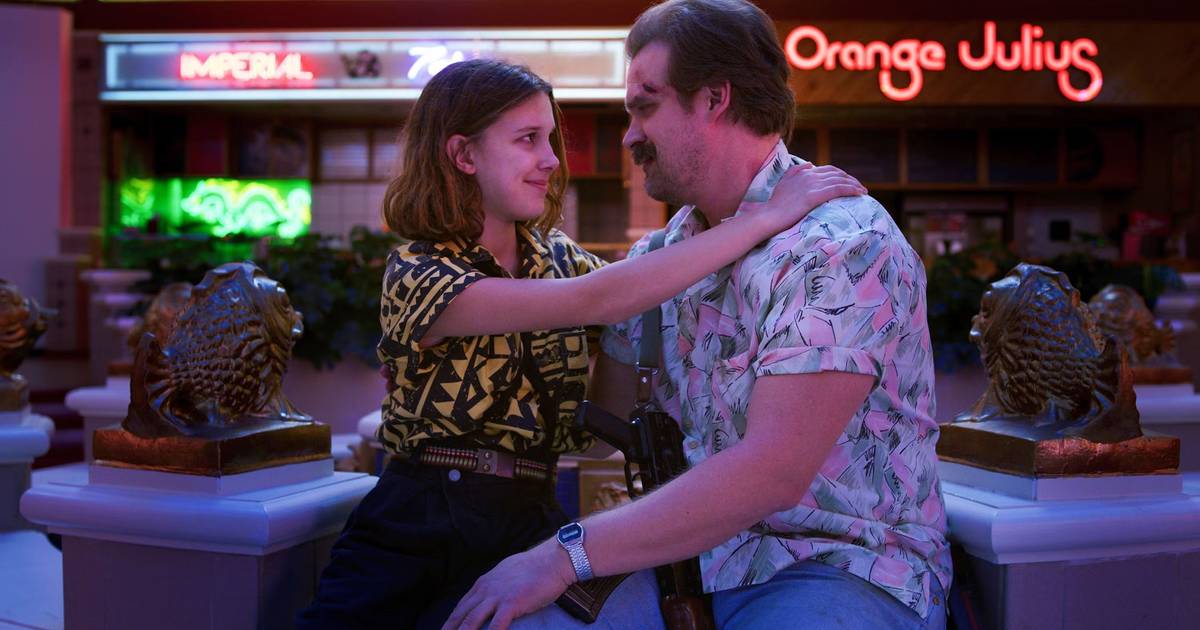“Stranger Things”: as fotos de Millie Bobby Brown e David Harbour juntos na passadeira vermelha depois das acusações